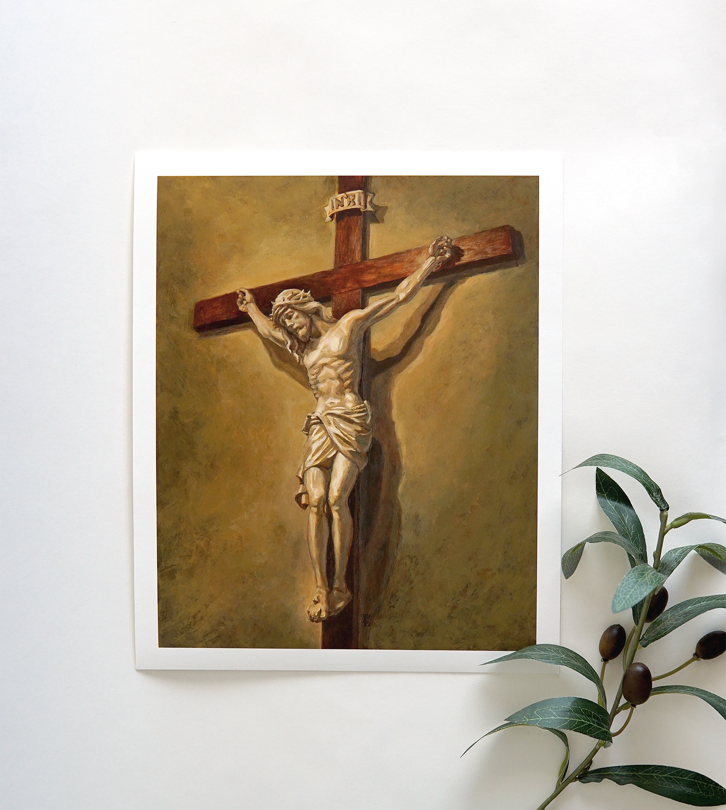 Jesus on the Cross Fine art paper print