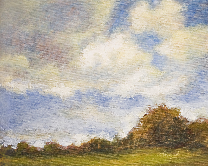 The Meadow painting by Maria Rangel Cardenas