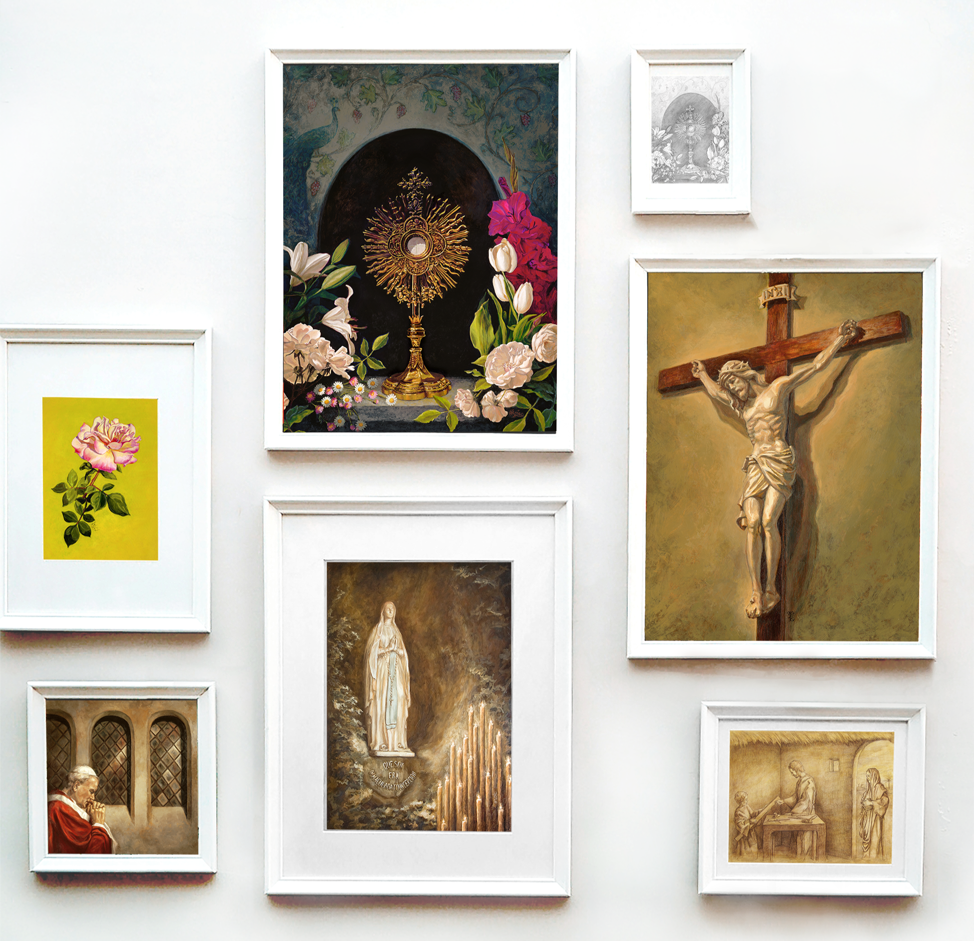 Female Catholic artist religious masterpieces