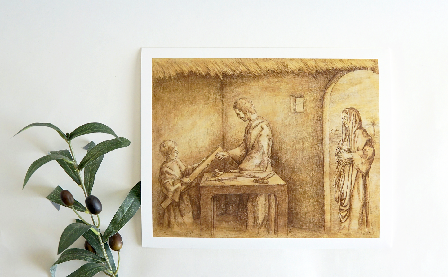 Contemporary Catholic fine art by female artist