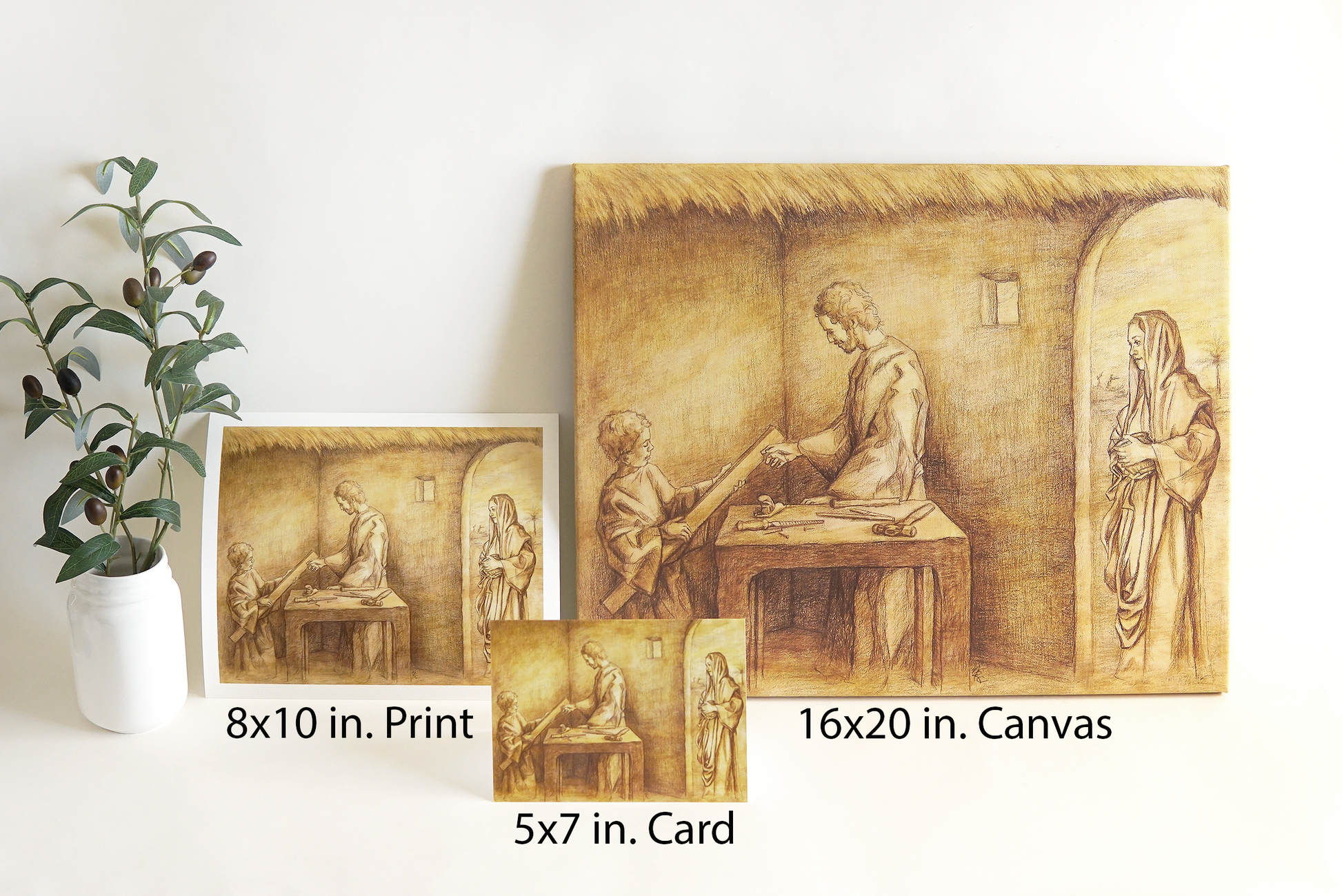 Catholic contemporary art for home decor